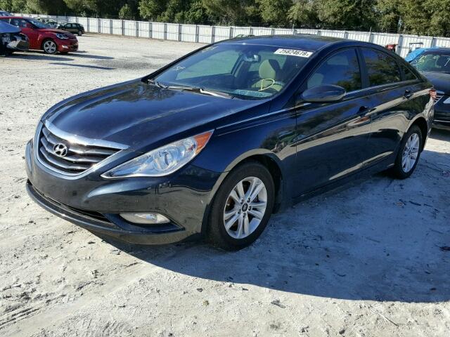 5NPEB4AC3DH559874 - 2013 HYUNDAI SONATA GLS BLACK photo 2