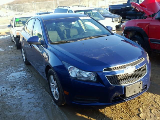 1G1PF5SC7C7126426 - 2012 CHEVROLET CRUZE LT BLUE photo 1