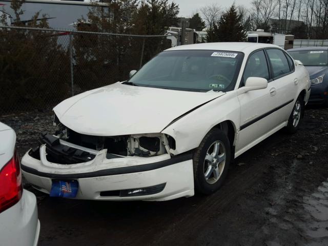 2G1WH52K539368241 - 2003 CHEVROLET IMPALA LS WHITE photo 2