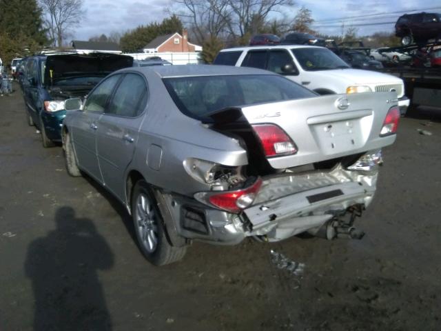 JTHBA30G945036846 - 2004 LEXUS ES 330 SILVER photo 3