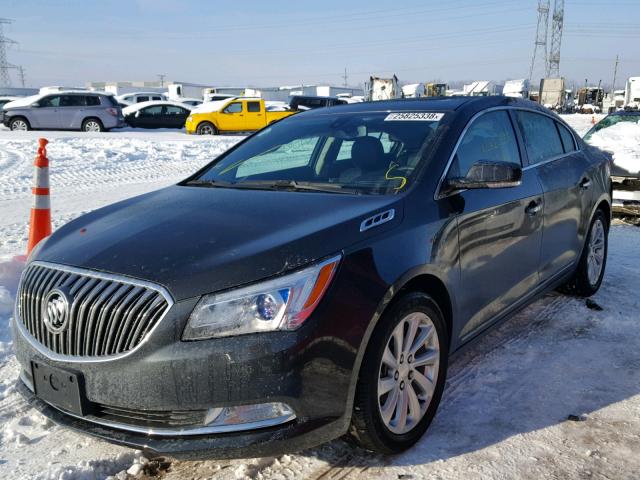 1G4GB5GR3EF224275 - 2014 BUICK LACROSSE CHARCOAL photo 2