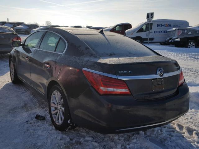 1G4GB5GR3EF224275 - 2014 BUICK LACROSSE CHARCOAL photo 3