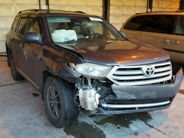 5TDBK3EH7BS069111 - 2011 TOYOTA HIGHLANDER BLUE photo 1