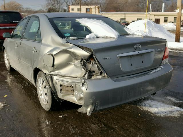 4T1BE32K55U515520 - 2005 TOYOTA CAMRY LE GRAY photo 3