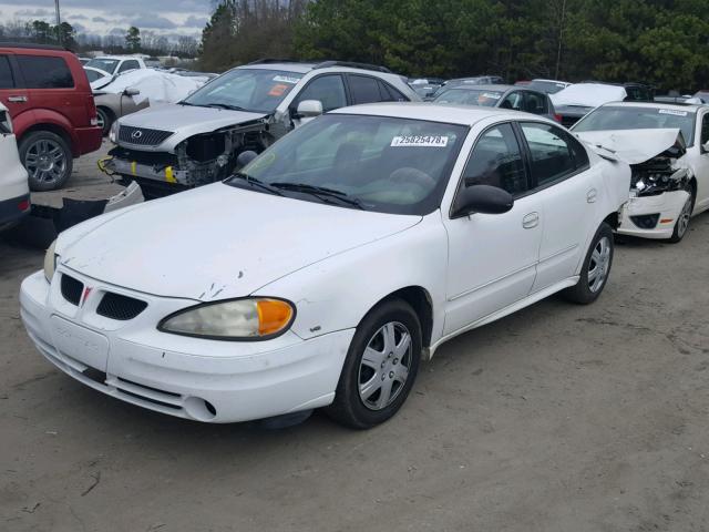 1G2NF52E74M592509 - 2004 PONTIAC GRAND AM S WHITE photo 2