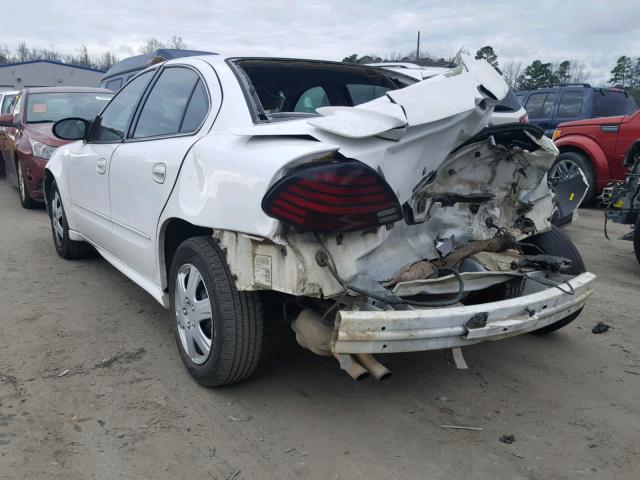 1G2NF52E74M592509 - 2004 PONTIAC GRAND AM S WHITE photo 3