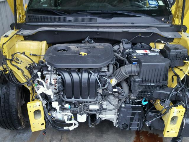 KNDJX3A58E7057797 - 2014 KIA SOUL ! YELLOW photo 7