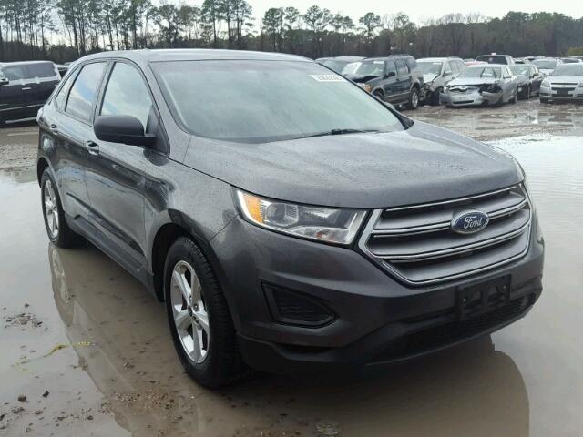 2FMPK3G95GBB43528 - 2016 FORD EDGE SE GRAY photo 1