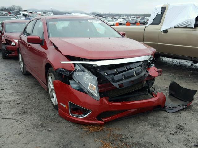 3FAHP0KC4AR169449 - 2010 FORD FUSION SPO RED photo 1