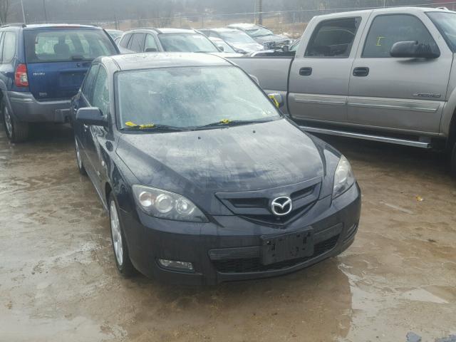 JM1BK143171764733 - 2007 MAZDA 3 HATCHBAC BLACK photo 1