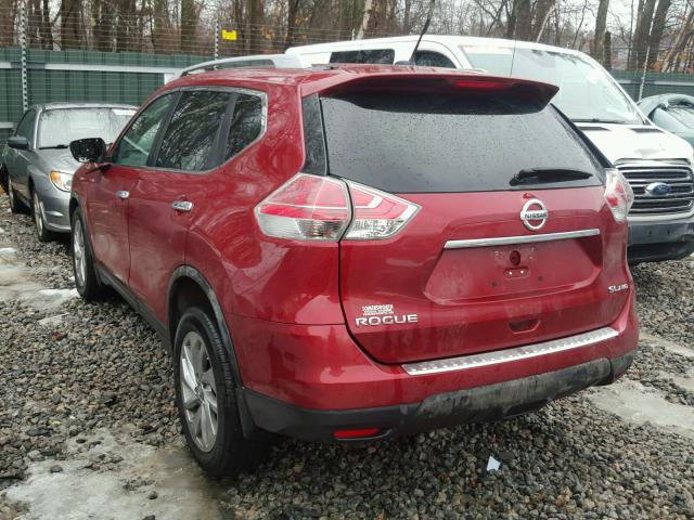 5N1AT2MV8FC761617 - 2015 NISSAN ROGUE S RED photo 3