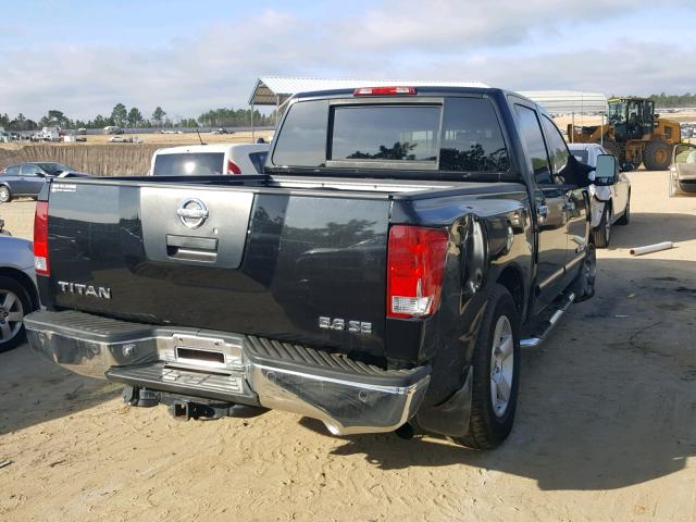 1N6BA07A16N550627 - 2006 NISSAN TITAN XE BLACK photo 4