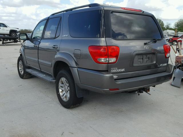 5TDBT48A06S259825 - 2006 TOYOTA SEQUOIA LI SILVER photo 3