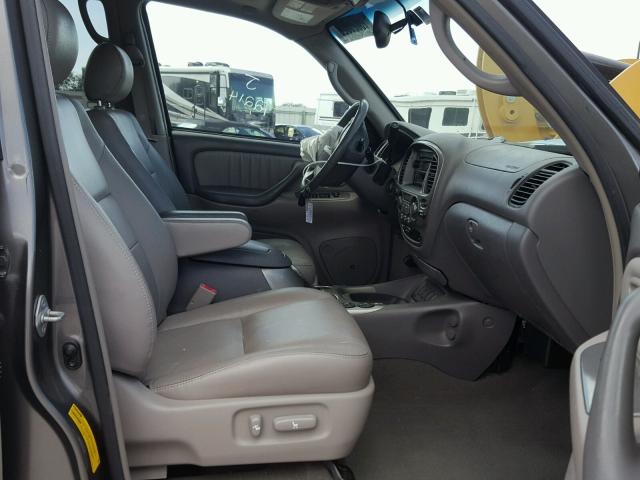 5TDBT48A06S259825 - 2006 TOYOTA SEQUOIA LI SILVER photo 5