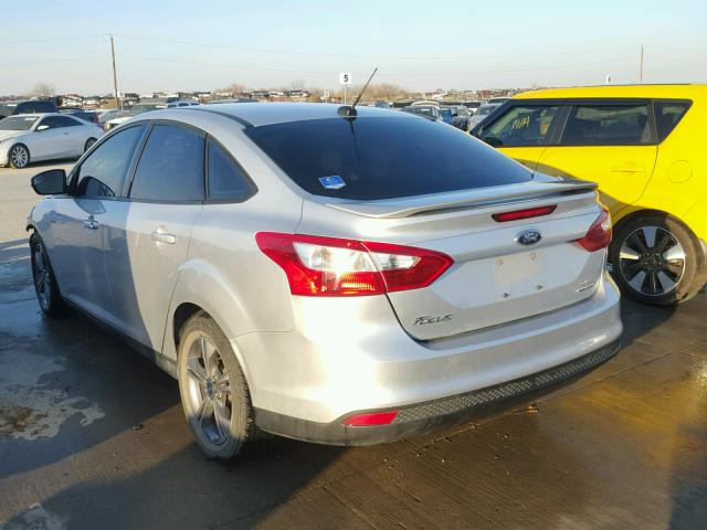 1FADP3F2XEL406564 - 2014 FORD FOCUS SE SILVER photo 3