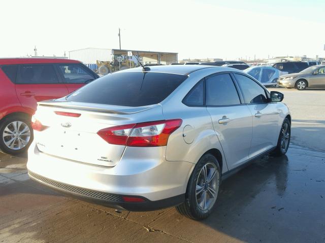 1FADP3F2XEL406564 - 2014 FORD FOCUS SE SILVER photo 4