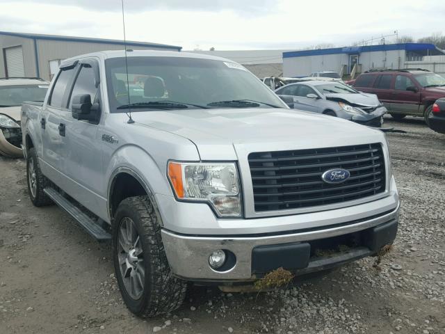 1FTFW1EF5EFC14904 - 2014 FORD F150 SUPER SILVER photo 1