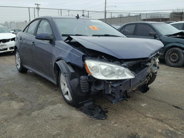 1G2ZJ57B394270133 - 2009 PONTIAC G6 BLUE photo 1