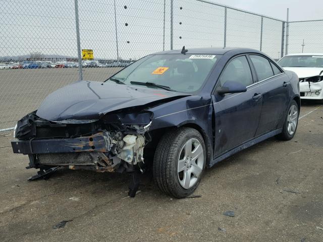 1G2ZJ57B394270133 - 2009 PONTIAC G6 BLUE photo 2