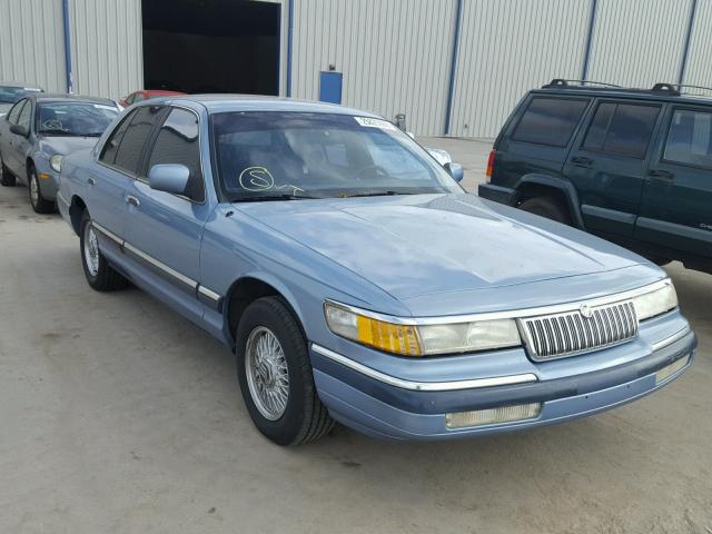 2MECM75W4NX739130 - 1992 MERCURY GRAND MARQ BLUE photo 1