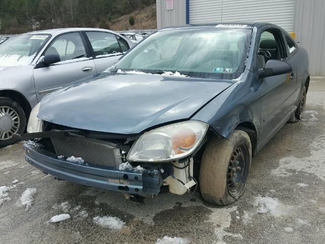 1G1AK15F767638515 - 2006 CHEVROLET COBALT LS BLUE photo 2