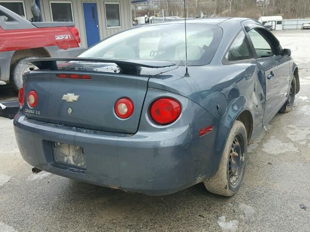 1G1AK15F767638515 - 2006 CHEVROLET COBALT LS BLUE photo 4