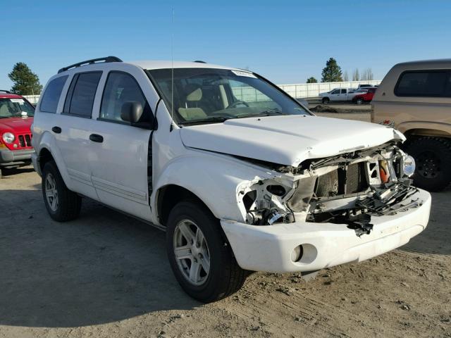 1D4HB48DX4F175678 - 2004 DODGE DURANGO SL WHITE photo 1