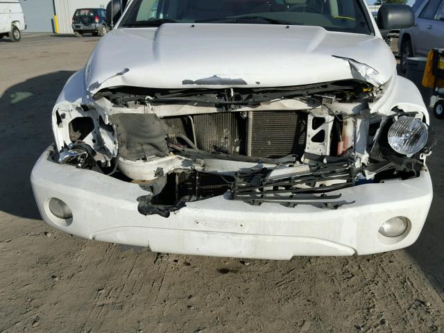 1D4HB48DX4F175678 - 2004 DODGE DURANGO SL WHITE photo 9