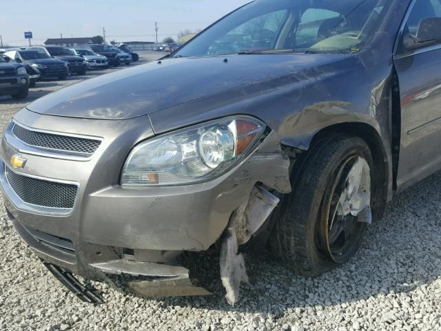 1G1ZA5EU3BF369649 - 2011 CHEVROLET MALIBU LS GRAY photo 9