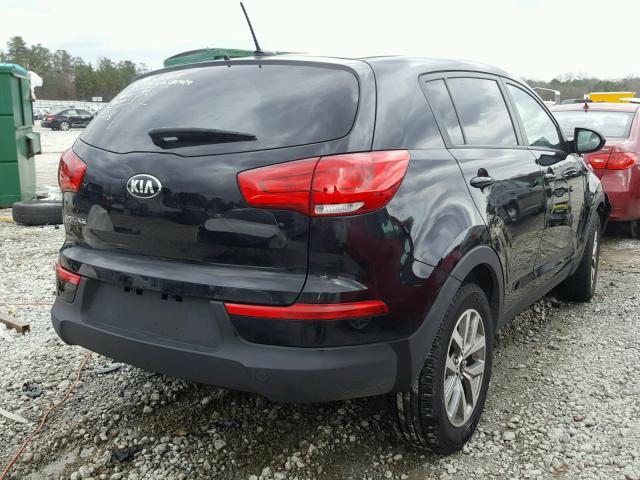 KNDPB3AC6F7757584 - 2015 KIA SPORTAGE L BLACK photo 4