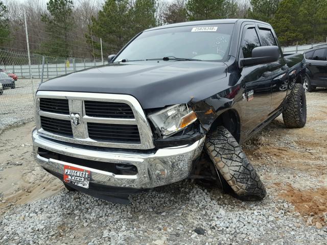 3C6UD5CL0CG108263 - 2012 DODGE RAM 2500 S BLACK photo 2