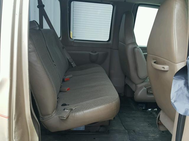 1GNFG154481215448 - 2008 CHEVROLET EXPRESS G1 GOLD photo 6