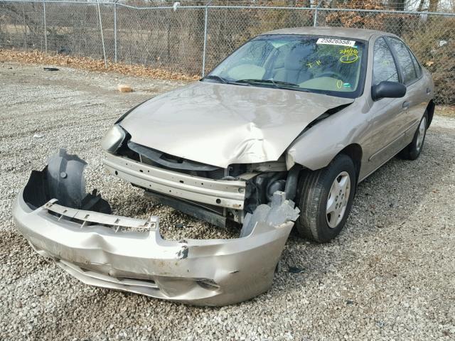 1G1JC52F057128532 - 2005 CHEVROLET CAVALIER TAN photo 2