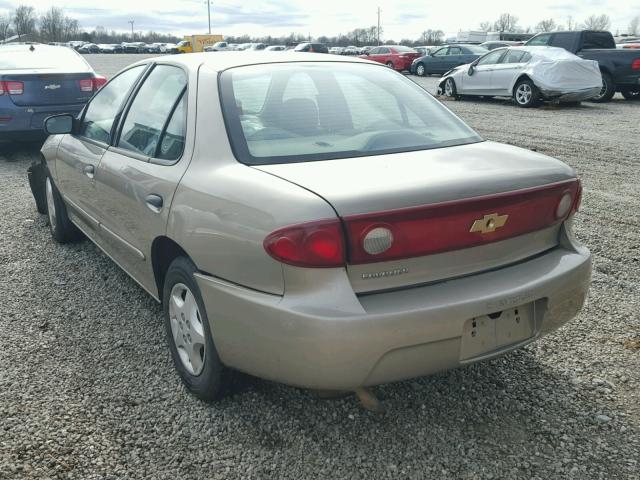 1G1JC52F057128532 - 2005 CHEVROLET CAVALIER TAN photo 3