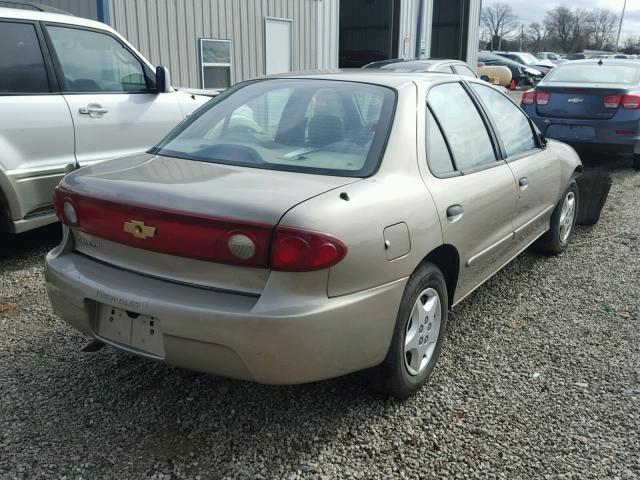 1G1JC52F057128532 - 2005 CHEVROLET CAVALIER TAN photo 4