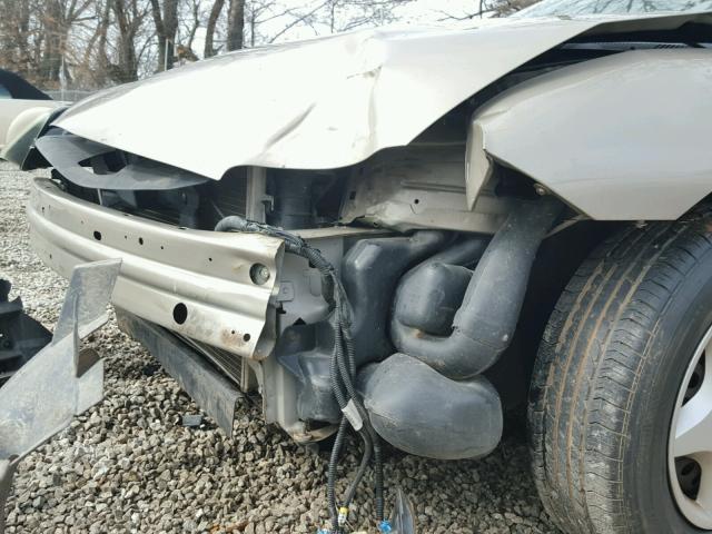 1G1JC52F057128532 - 2005 CHEVROLET CAVALIER TAN photo 9