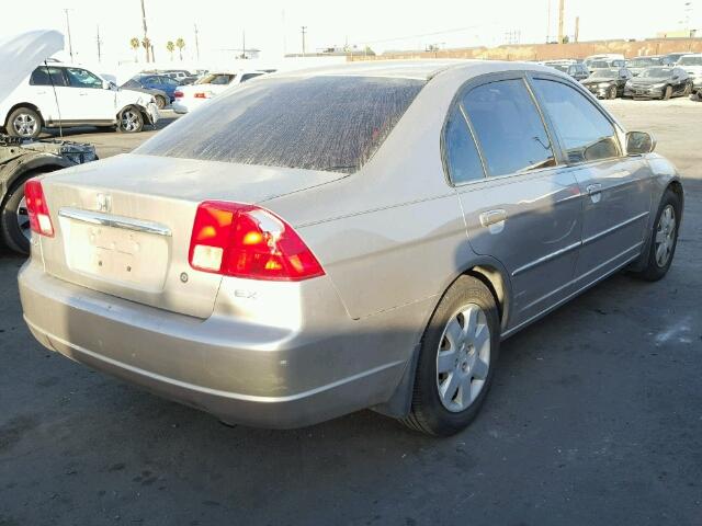 1HGES25742L047102 - 2002 HONDA CIVIC EX თაფლისფერი ფოტო 4