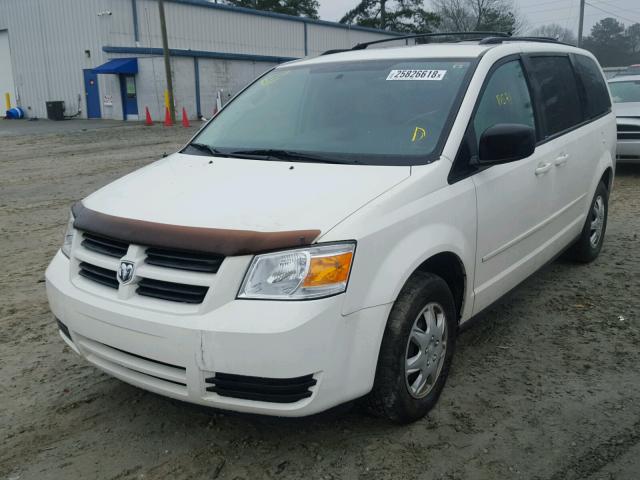 2D4RN4DE7AR490310 - 2010 DODGE GRAND CARA WHITE photo 2