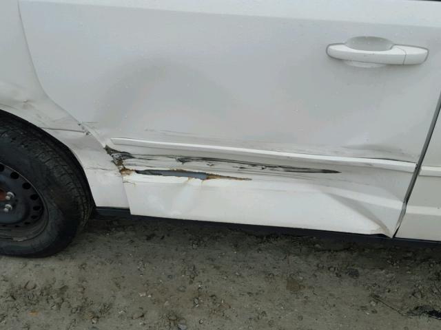 2D4RN4DE7AR490310 - 2010 DODGE GRAND CARA WHITE photo 9