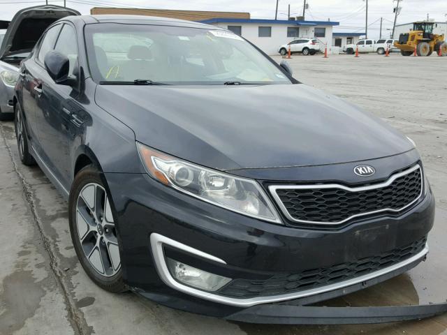 KNAGM4AD8D5046158 - 2013 KIA OPTIMA HYB BLACK photo 1