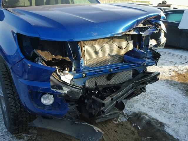 1GCGTDEN5J1110779 - 2018 CHEVROLET COLORADO Z BLUE photo 9