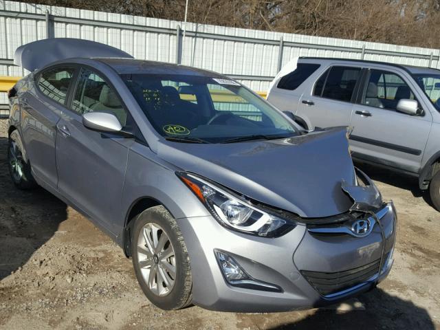 KMHDH4AE8FU413275 - 2015 HYUNDAI ELANTRA SE SILVER photo 1