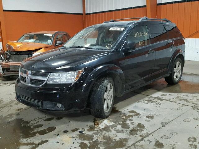 3D4GG57V09T515897 - 2009 DODGE JOURNEY SX BLACK photo 2