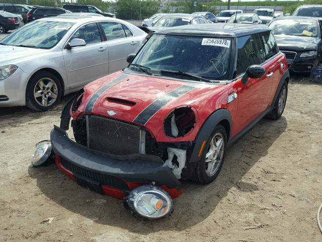 WMWMF73568TT89928 - 2008 MINI COOPER S RED photo 2