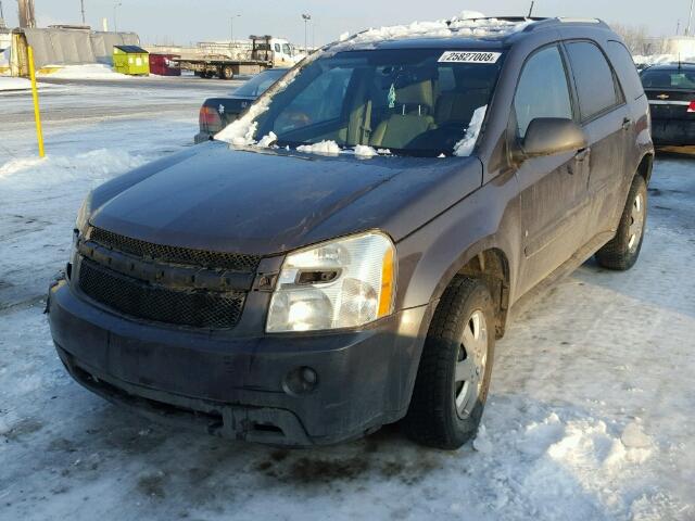 2CNDL73F276113771 - 2007 CHEVROLET EQUINOX LT BROWN photo 2