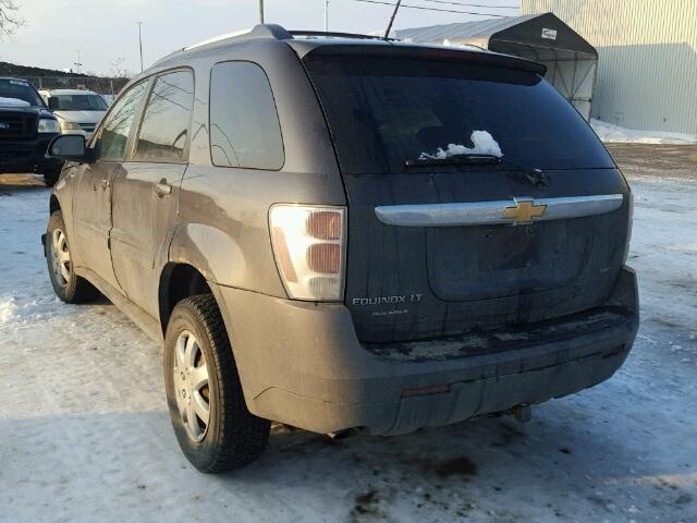 2CNDL73F276113771 - 2007 CHEVROLET EQUINOX LT BROWN photo 3