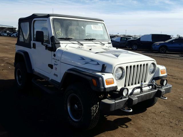 1J4FY19S0WP710670 - 1998 JEEP WRANGLER / WHITE photo 1