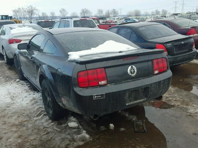 1ZVHT80N875370028 - 2007 FORD MUSTANG GRAY photo 3