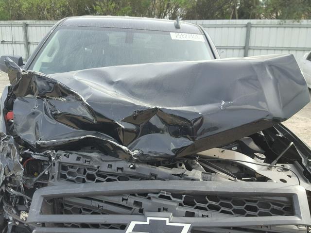 1GCRCPEH4FZ415736 - 2015 CHEVROLET SILVERADO BLACK photo 7