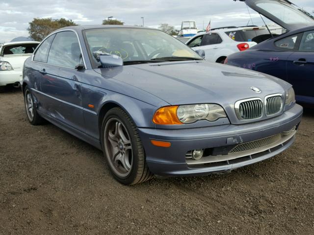 WBABN53461JU30680 - 2001 BMW 330 CI BLUE photo 1